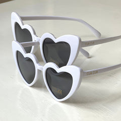 Lentes de sol modelo corazón para bebés/toddler (Varios colores)