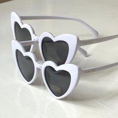 Lentes de sol modelo corazón para adulto (Varios colores)