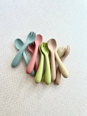 Par de cubiertos de silicón (Varios colores)