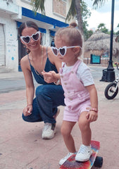 Lentes de sol modelo corazón para adulto (Varios colores)