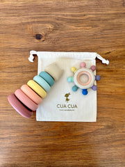 Gift bag de stacker + mordedera ((2 tonalidades)