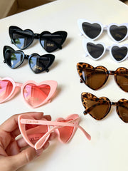 Lentes de sol modelo corazón para bebés/toddler (Varios colores)