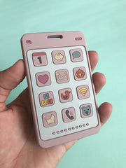 Mordedera Celular de silicón (3 colores)